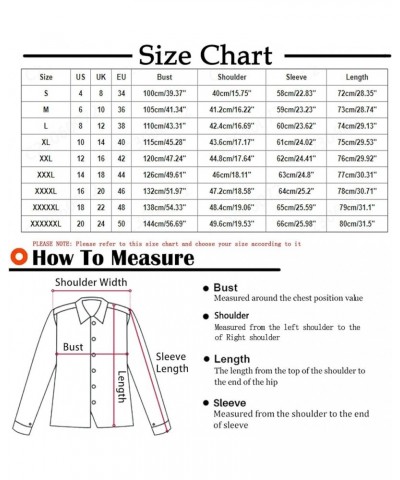 Women's Hooded Coat Horn Button Jackets Sherpa Warm Winter Fall Jackets Fashion Overcoat Casual Fleece Outerwear Coffee02 $13...