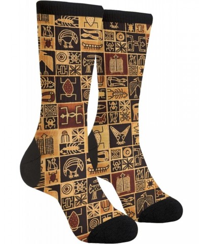 African Egyptian Culture Novelty Socks For Women & Men One Size $9.87 Activewear