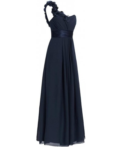 Bridesmaid Dresses Long Prom Dresses Floral One Shoulder Evening Formal Dress Empire Waist for Wedding Guest Party Women Burg...