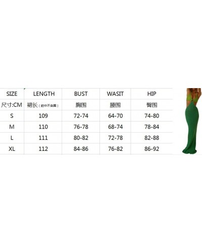 Spaghetti Strap Hollow Out Maxi Bodycon Dress Beach Sexy Patchwork Halter Neck Y2K Party Dresses Cutout-green $11.19 Dresses