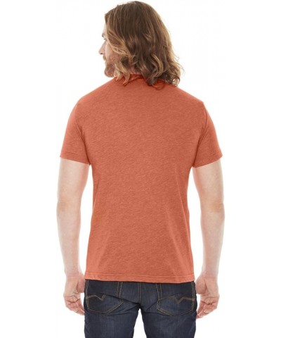 Men's Poly-Cotton Short Sleeve Crew Neck Heather Orange $8.40 T-Shirts