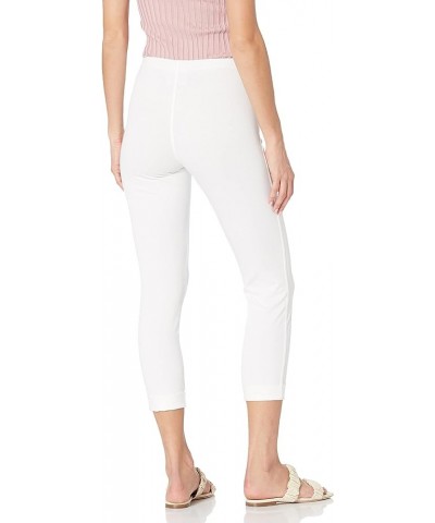 Solid Twill Capri White $14.29 Pants