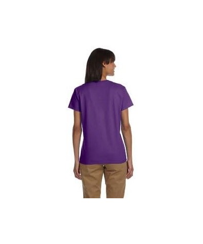 By Ladies Ultra Cotton 6 Oz T-Shirt - - Style G200L Original Label Purple $7.58 T-Shirts