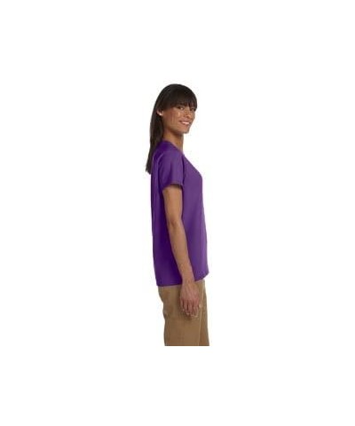 By Ladies Ultra Cotton 6 Oz T-Shirt - - Style G200L Original Label Purple $7.58 T-Shirts