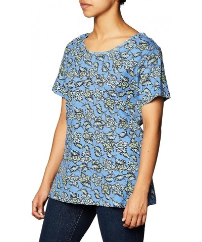 Women's Margaret Knit Tee Shirt Starfruit Bounty Blue Dusk $10.10 T-Shirts