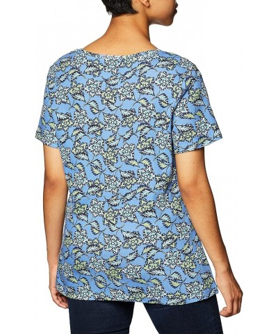 Women's Margaret Knit Tee Shirt Starfruit Bounty Blue Dusk $10.10 T-Shirts