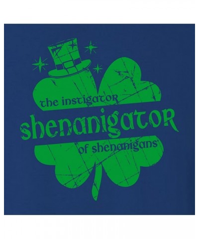 Shenanigator Instigator of Shenanigans St. Pattys Day Mens Women Flowy Fitted Sleeveless Tank Top T-Shirt Relaxed Fit Royal $...