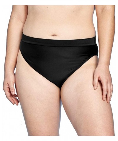 Juniors High Leg High Waist Bikini Bottom Black 2 $10.78 Swimsuits