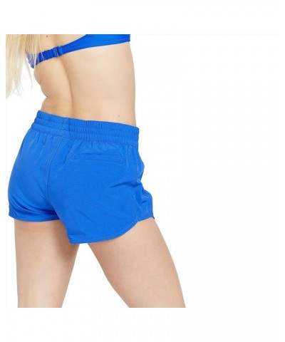 Women's Standard Simply Solid 2-inch Swim Surf Boardshort True Blue $24.02 Swimsuits