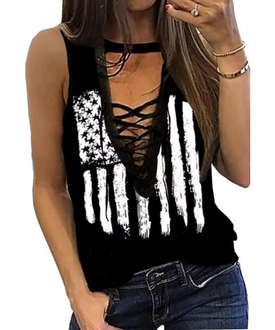 We The People 1776 Tank Top 4th of July Patriotic Shirts Vest for Women American Flag Sleeveless Summer Tank Tees Black2 $11....