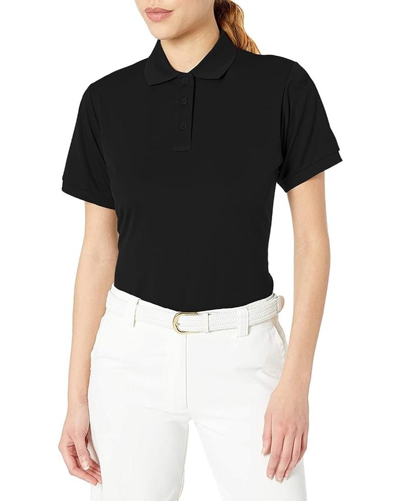 Women's F53834c Uniform Polo Black $10.50 Shirts