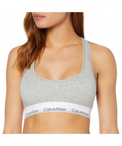 Modern Cotton Bralette Bra Gris $19.26 Lingerie