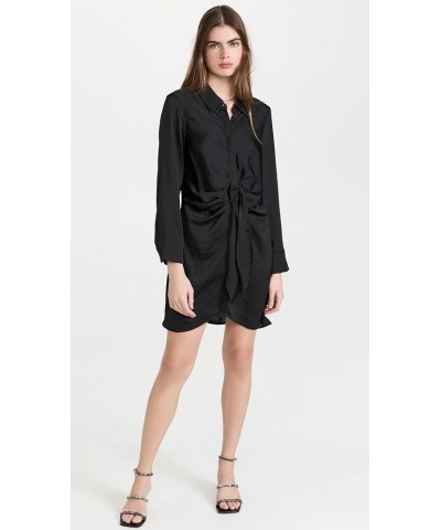 Women's Tie Curious Dress Black $32.66 Dresses