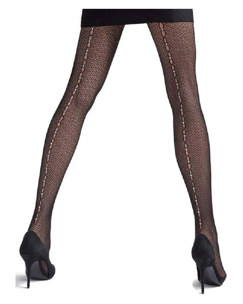 Fishnet Cabaret Designer European Tights Black $11.67 Socks