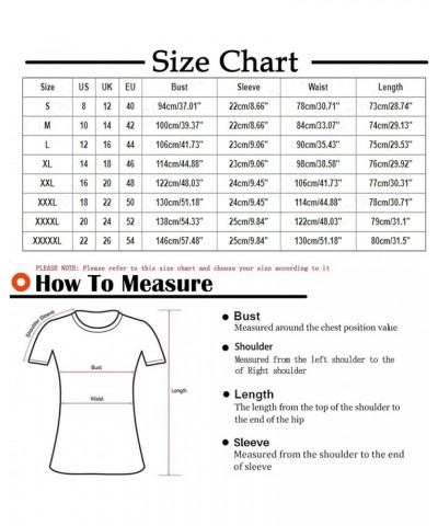 Plus Size Summer Tops for Women, Women's Casual Short Sleeve T Shirts Loose Comfy Crew Neck Solid Tunic Blouse Dressy 007 Red...