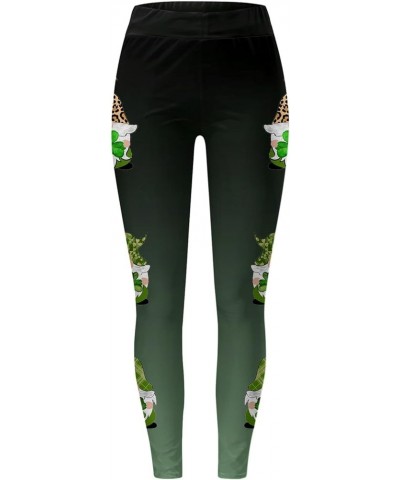 St.Patrick's Day Irish Green Shamrock Yoga Pants High Waisted Clover Leaves High Waisted Leggings Tummy Control Soft D_ag $12...