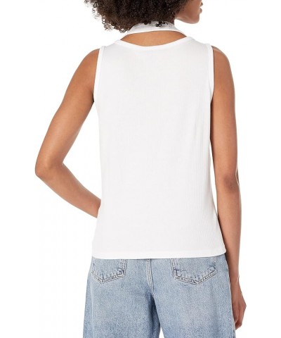 Women's Ht1226-modal Rib Racer Double Layer Tank White $29.34 Tanks