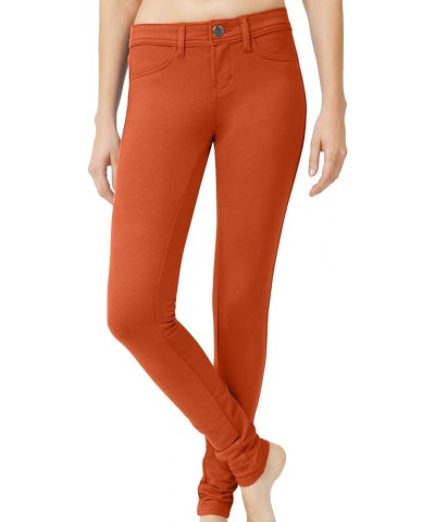 Women’s Skinny Pants - Soft Everyday Solid Color Basic Slim Tight Fit Stretch Legging Jeggings Jeans (S-3XL) Rust $13.99 Legg...