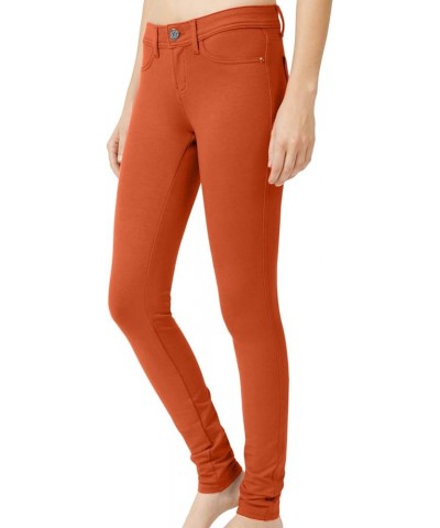 Women’s Skinny Pants - Soft Everyday Solid Color Basic Slim Tight Fit Stretch Legging Jeggings Jeans (S-3XL) Rust $13.99 Legg...