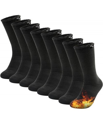 Winter Thermal Socks - Warm Socks for Men Women Cold Weather Insulated Sock - Heated Socks Thick Snow Sock Black, 4 Pairs $15...