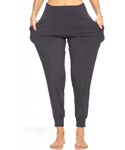 Women's Joggers with Pockets, High Waisted Jogging Pants for Women Workout Yoga Tapered Soft Pants Dark Grey9 $19.94 Pants