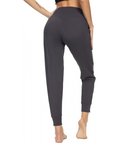 Women's Joggers with Pockets, High Waisted Jogging Pants for Women Workout Yoga Tapered Soft Pants Dark Grey9 $19.94 Pants