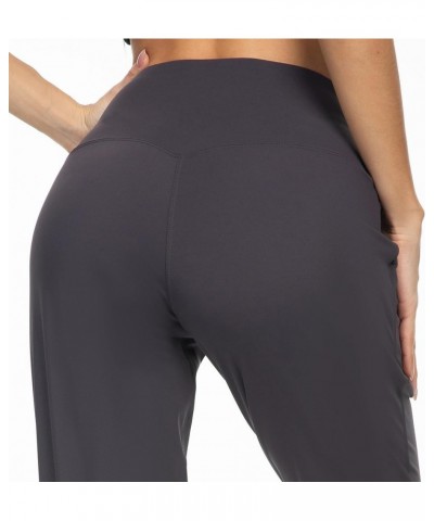 Women's Joggers with Pockets, High Waisted Jogging Pants for Women Workout Yoga Tapered Soft Pants Dark Grey9 $19.94 Pants