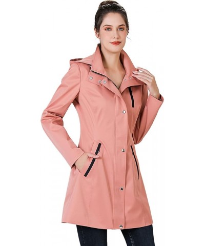 Women Easton Waterproof Hooded Anorak Rain Jacket - Regular & Plus Size Guava $46.80 Jackets