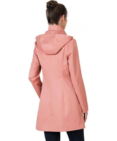 Women Easton Waterproof Hooded Anorak Rain Jacket - Regular & Plus Size Guava $46.80 Jackets