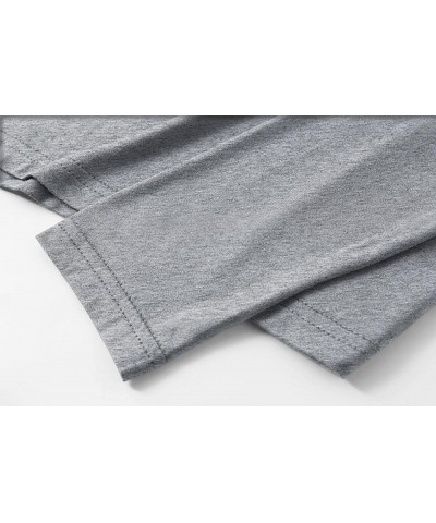 Lightweight Mock Turtleneck Crop Tops Long Sleeve Casual Base Layer for Women or Teen Girls Heather Grey $8.39 Underwear