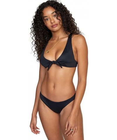 Women's Standard Tie Front Swimsuit Bikini Top Tie Front Bralette/Black $29.68 Swimsuits