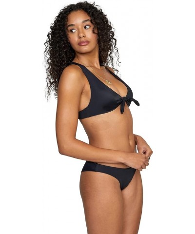 Women's Standard Tie Front Swimsuit Bikini Top Tie Front Bralette/Black $29.68 Swimsuits