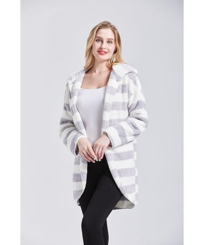 Plush One-Button Lounging Jacket with Hood and Patch pockets Gray $14.00 Jackets