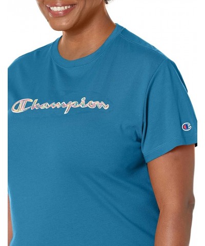 Women's Classic Tee, Brush Stroke Script Fresh Teal Brush Stroke Script $10.15 T-Shirts