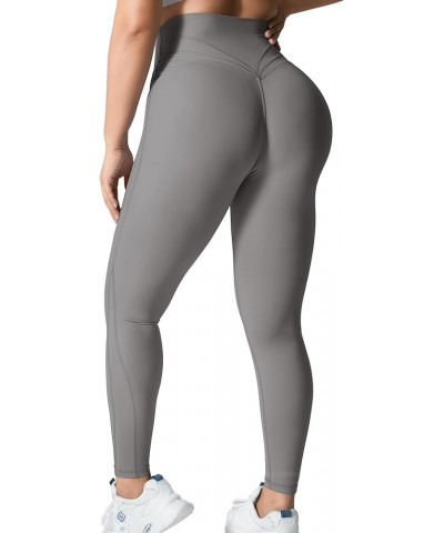 Grace Workout Leggings for Women Butt Lifting Tummy Control High Waist Gym Yoga Compression Pants 0 Grey $14.35 Activewear