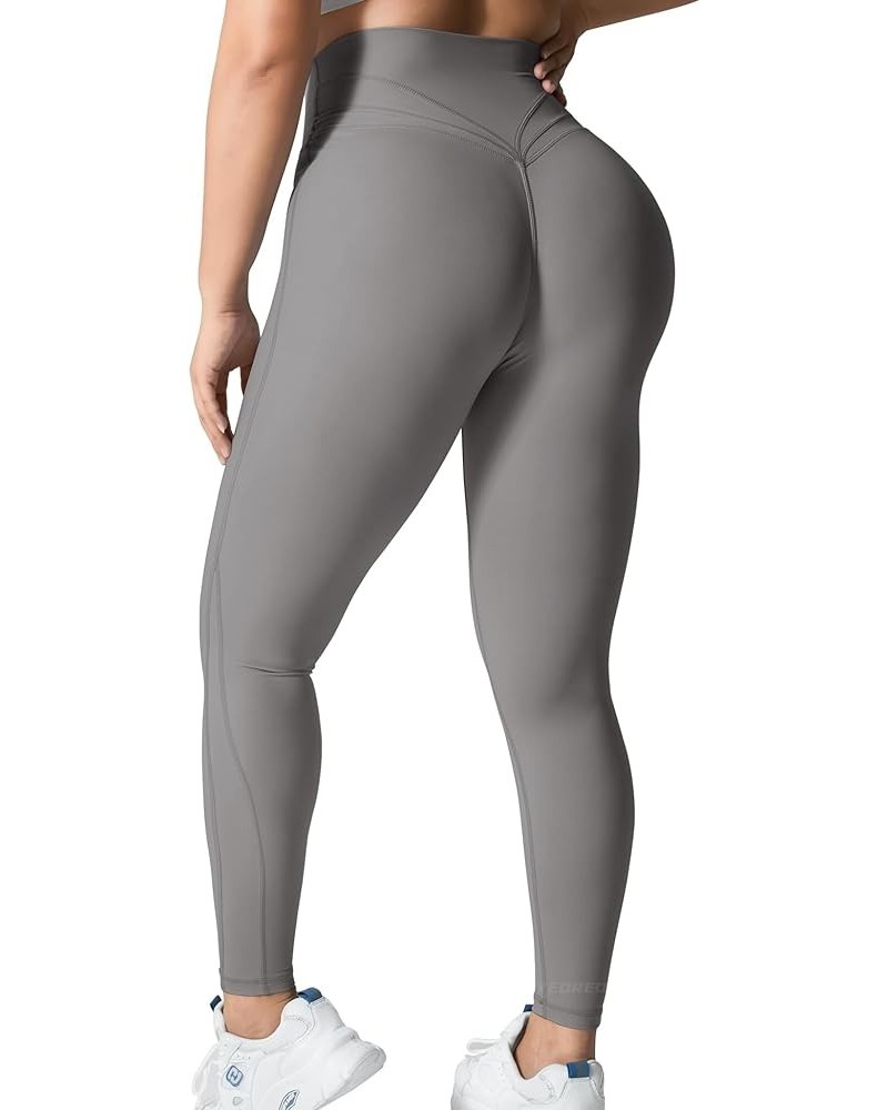 Grace Workout Leggings for Women Butt Lifting Tummy Control High Waist Gym Yoga Compression Pants 0 Grey $14.35 Activewear