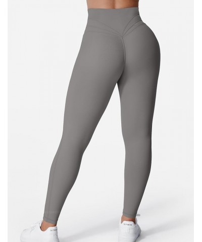 Grace Workout Leggings for Women Butt Lifting Tummy Control High Waist Gym Yoga Compression Pants 0 Grey $14.35 Activewear