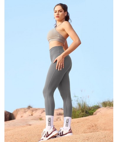 Grace Workout Leggings for Women Butt Lifting Tummy Control High Waist Gym Yoga Compression Pants 0 Grey $14.35 Activewear