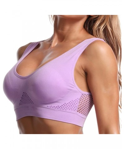 Breathable Cool Lift Up Air Bra, Sport Yoga Wireless Bra for Women Plus Size, Wireless Cool Comfort Breathable Bra 2pcs-c $7....