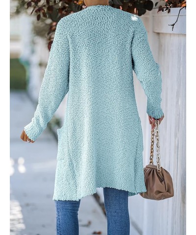 Women's Long Sleeve Soft Chunky Knit Sweater Open Front Cardigans Outwear Coat Sage $23.91 Sweaters