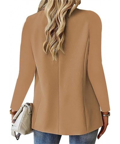 Bussiness Blazers for Women Casual Long Sleeve Work Office Blazer Jacket Lightweight Open Front Elegant Blazers A-khaki $8.39...