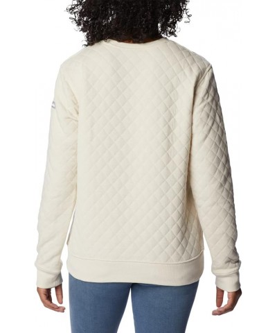 Women's Lodge Quilted Crew Chalk $20.10 Activewear