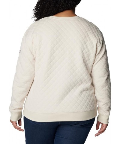 Women's Lodge Quilted Crew Chalk $20.10 Activewear