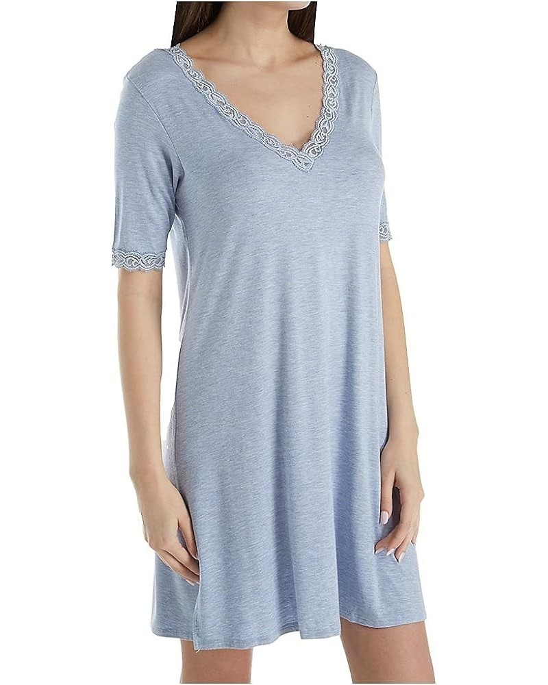 Women's Feather Essentials Slsh 34 Heather Blue $36.13 Tops