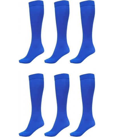 6 Pack: Trouser Socks for Women - Knee High Socks for Women Size 9-11 - Plus Size Trouser Socks - Women's Dress Socks Royal $...