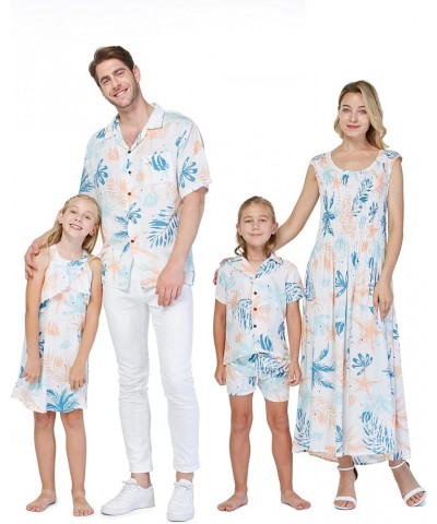 Matchable Family Hawaiian Luau Men Women Girl Boy Clothes in Sandy Beach Women Women Kimono Cardigan $23.10 Jackets