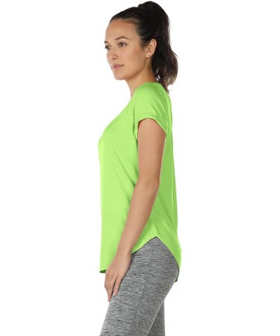 Open Back Yoga Shirts for Women - Exercise Workout Tops, Athletic Short Sleeves, Running T-Shirts Loose Fit Greenery $12.79 T...