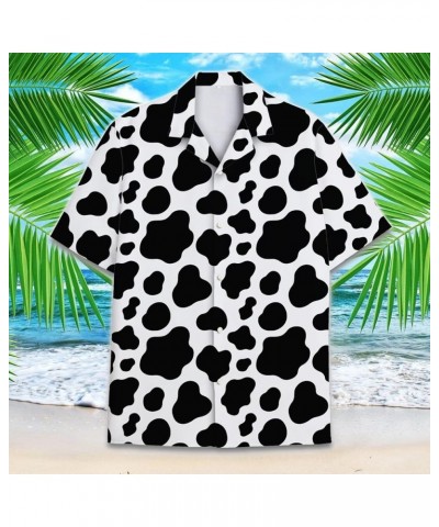 Funny Horse Hawaiian Shirts for Men Women, Love Horse Racing Hawaiian Summer Short-Sleeve Casual Relaxed-Fit Button-Down Cow ...