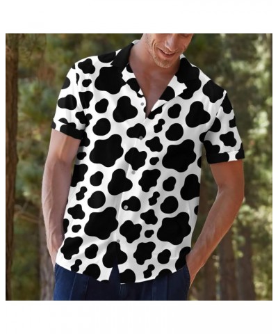 Funny Horse Hawaiian Shirts for Men Women, Love Horse Racing Hawaiian Summer Short-Sleeve Casual Relaxed-Fit Button-Down Cow ...