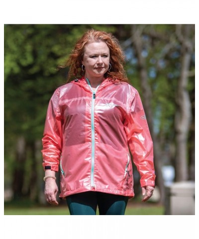 Women's Xtreme Lite Packable Waterproof Breathable Rain Jacket Coral $26.72 Jackets